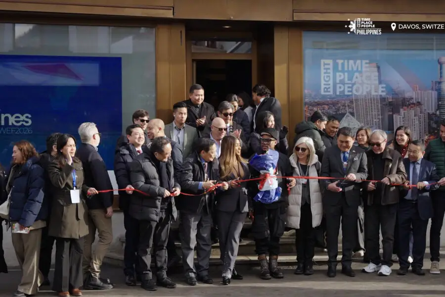 Ribbon cutting and opening of the InvestPhilippines Business Pavilion